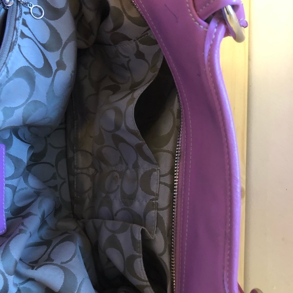 Coach XL SoHo PinkLeather Bleecker Tote Bag Carryall - Picture 16 of 16